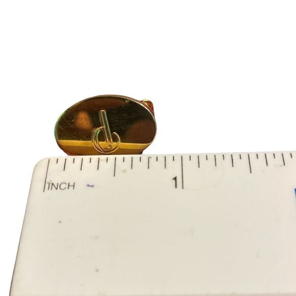 “P” Gold Tone Swank Tie Clip - Picture 4 of 5